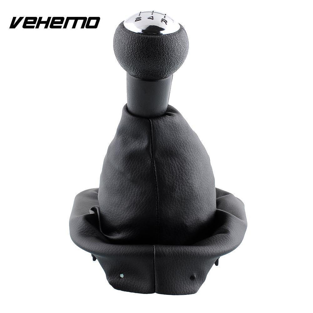 Planet Gates Black 5 Speed PU Gear Shift Knob Boot For Peugeot 307 Repair Auto Replacement Parts Interior Parts
