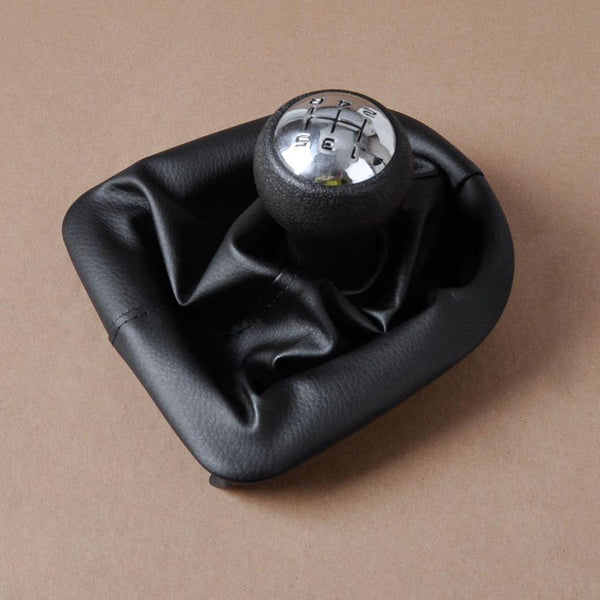 Planet Gates Black 5 Speed PU Gear Shift Knob Boot For Peugeot 307 Repair Auto Replacement Parts Interior Parts