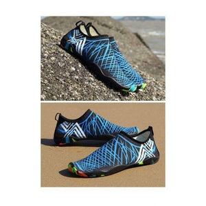 Planet Gates BLACK / 5 Unisex Flat Water Shoes Outdoor Swimming Soft Cushion Beach Shoes Seaside Diving Elastic Shoes Walking Lover yoga Shoes