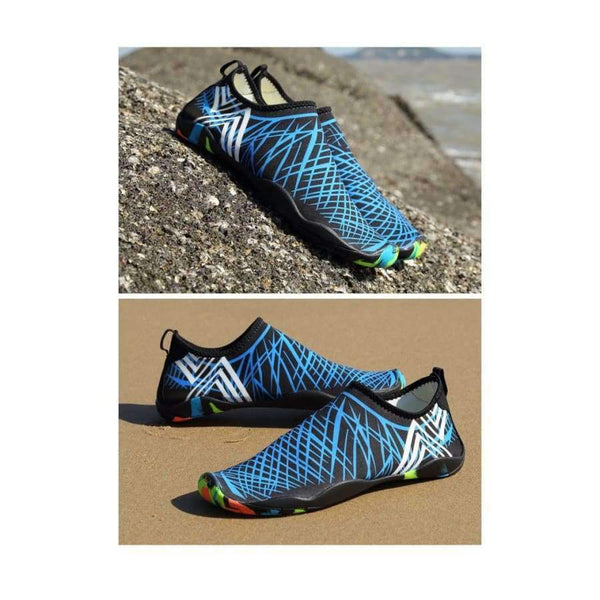 Planet Gates BLACK / 5 Unisex Flat Water Shoes Outdoor Swimming Soft Cushion Beach Shoes Seaside Diving Elastic Shoes Walking Lover yoga Shoes