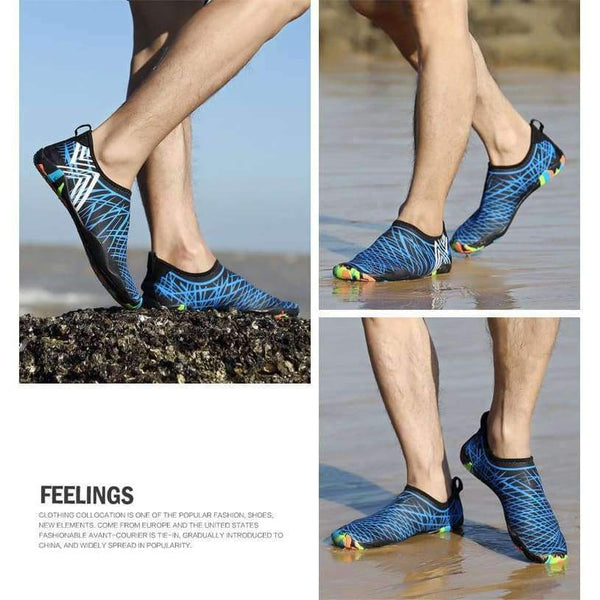 Planet Gates BLACK / 5 Unisex Flat Water Shoes Outdoor Swimming Soft Cushion Beach Shoes Seaside Diving Elastic Shoes Walking Lover yoga Shoes