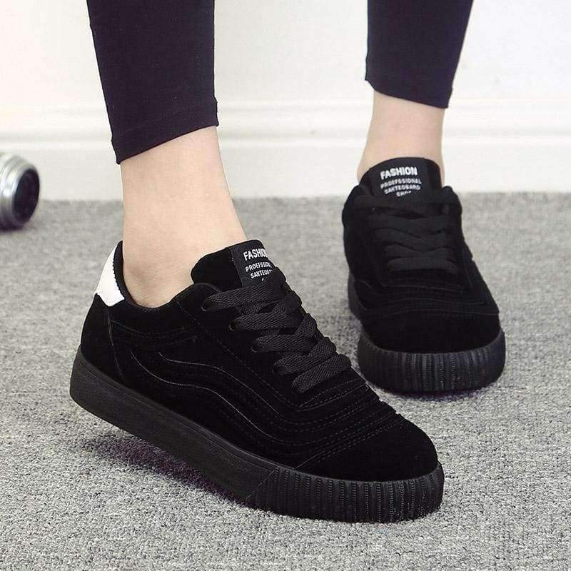 Planet Gates Black / 5 Weweya Fashion Women Shoes Women Vulcanize Shoes Comfortable Damping Platform Shoes Women Casual Shoes Tenis Feminino Size 35-43