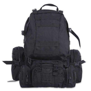 Planet Gates Black / 50 - 70L 50L Outdoor Backpack Molle Military Tactical Backpack Rucksack Sports Bag Waterproof Camping Hiking Backpack For Travel