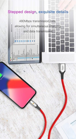 Planet Gates Black / 50cm Baseus Lighting USB Cable For iPhone X XS Max XR 8 7 6 6s Plus SE iPad Fast Charging Charger Cable Data 2.4A Mobile Phone Cable
