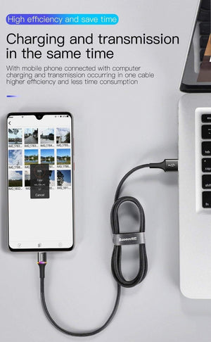 Planet Gates Black / 50CM Baseus USB Type C Cable For Samsung Galaxy S10 S9 S8 Plus OnePlus 6t Fast Charging USB-C Charger Mobile Phone USBC Type-C Cable