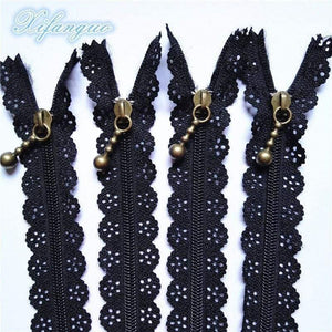 Planet Gates Black / 5pcs / 25cm 5/10pcs 25cm 10 Inch DIY 3# Nylon Coil Flower Zipper For DIY Sewing Tailor Handicraft Bed Bag (20 Colors) #