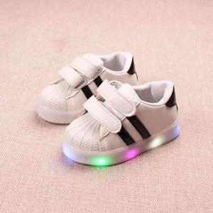 Planet Gates Black / 6.5 Baby first walkers running Footwear LED baby sneakers casual soft comfortable infant tennis girls boys shoes elegant baby shoes