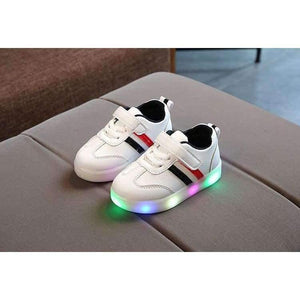 Planet Gates Black / 6.5 Fashion cool noble shoes children Lovely LED glowing high quality baby boys girls shoes sports kids running sneakers