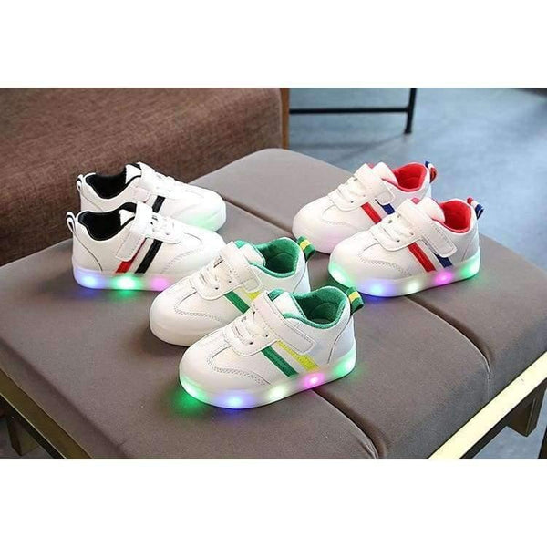 Planet Gates Black / 6.5 Fashion cool noble shoes children Lovely LED glowing high quality baby boys girls shoes sports kids running sneakers