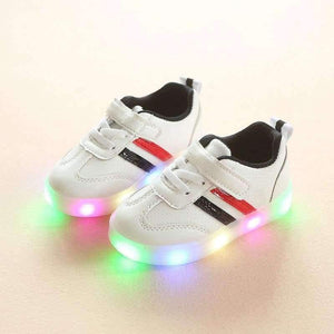 Planet Gates Black / 6.5 Fashion New brand design LED shoes cool baby girls boys toddlers shinning lighting baby first walkers glowing sneakers