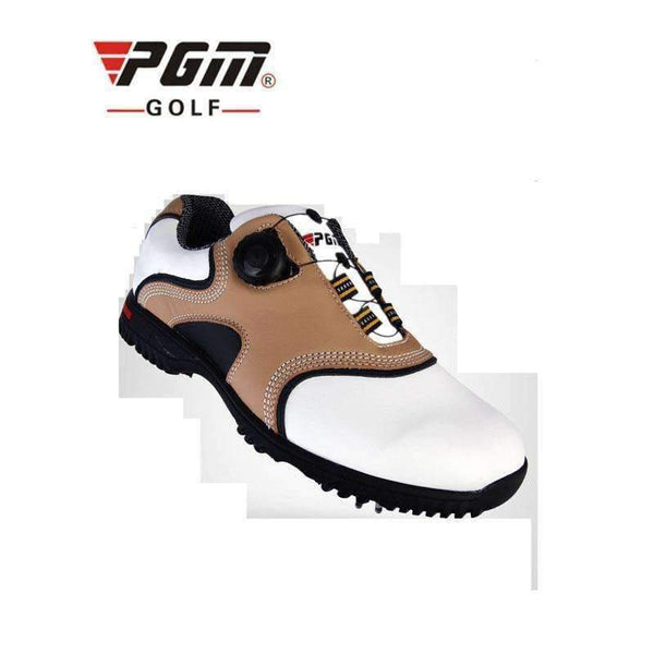 Pánské golfové boty Planet Gates Black / 6.5 s první vrstvou z kůže, automatické otáčení tkaniček, nepromokavé, z tkaniny Super Fiber, golfové tenisky
