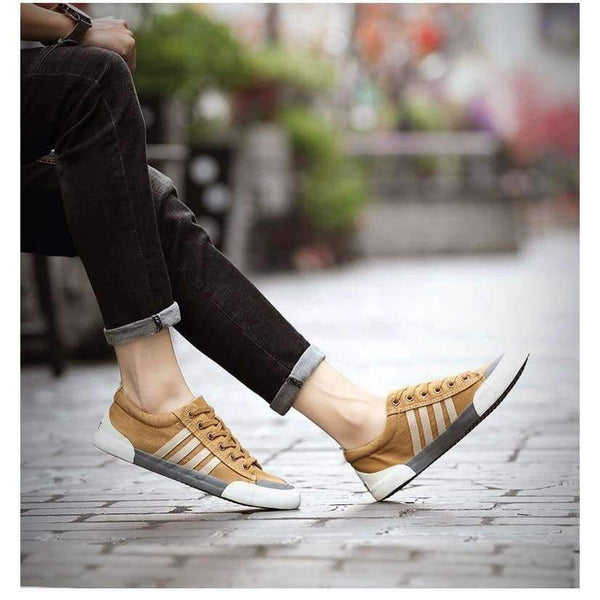 Planet Gates Black / 6.5 SHANTA Men Canvas Shoes 2018 Fashion Solid Color Men Vulcanized Shoes Lace-up Casual White Couple Shoes Men Sneakers