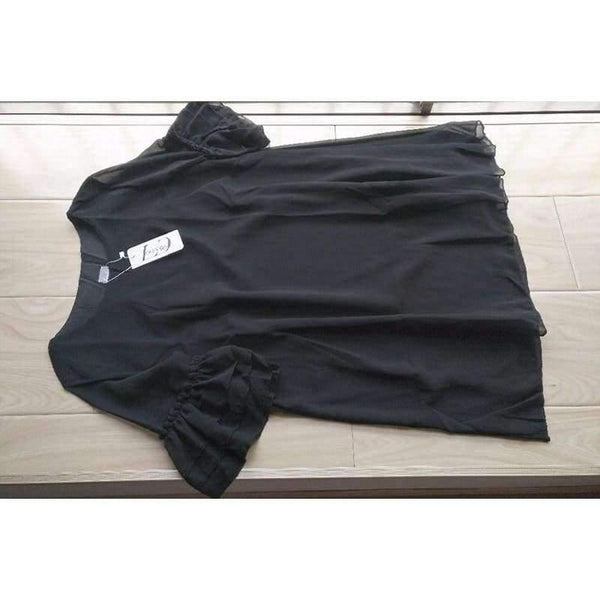 Planet Gates black / 6 Girls Dress Age 10 12 years Summer Chiffon Dress Flare Sleeve Black Dress For Little Girl Size 6 7 8 9 Teenage Girls Clothes