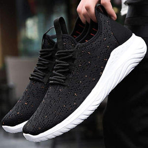 Planet Gates Black / 6 Men summer shoes casual sneakers men 2018 max air mesh breathable 39-44 light wedge shoes for men vulcanize shoe