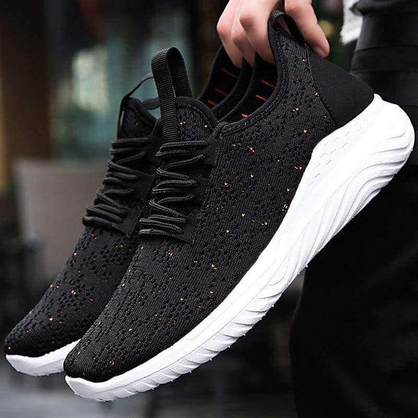Planet Gates Black / 6 Men summer shoes casual sneakers men 2018 max air mesh breathable 39-44 light wedge shoes for men vulcanize shoe