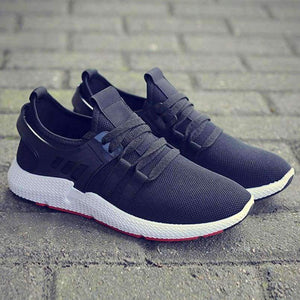 Planet Gates Black / 6 MINGPINSTYLE 2018 Autumn New Men Vulcanized Shoes Fashion Lace-Up Shoes Male Black Sport Shoes Comfortable Breathable Sneakers