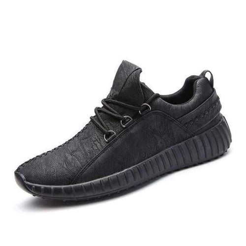 Planet Gates Black / 6 New Spring Autumn Men Solid Lace-Up Flat Vulcanize Shoes Casual Soft Sneakers Fashion Black Gray Brown Male Shoes 8H0394
