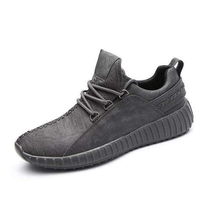 Planet Gates Black / 6 New Spring Autumn Men Solid Lace-Up Flat Vulcanize Shoes Casual Soft Sneakers Fashion Black Gray Brown Male Shoes 8H0394