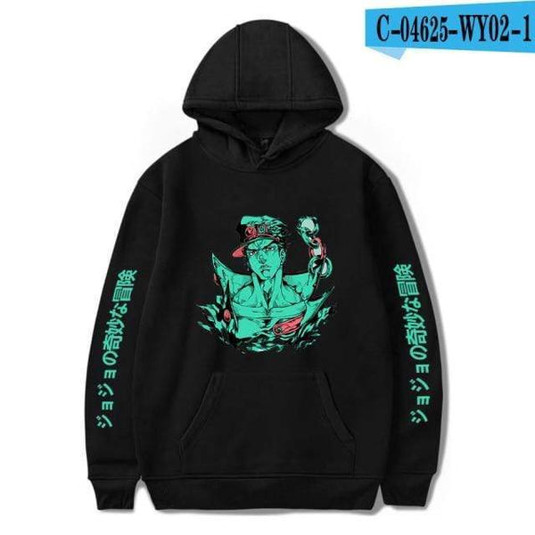 Planet Gates black 6 / S JoJo's Bizarre Adventure Hoodies Sweatshirts Men Women Harajuku Hoodies Anime Fashion Hoodie Japanese Streetwear Cartoon Hoodies