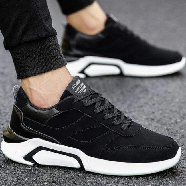 Planet Gates Black / 6 Wedge sneakers for men solid shallow light vulcanize shoes height increasing male shoes fashion 2018 news autumn