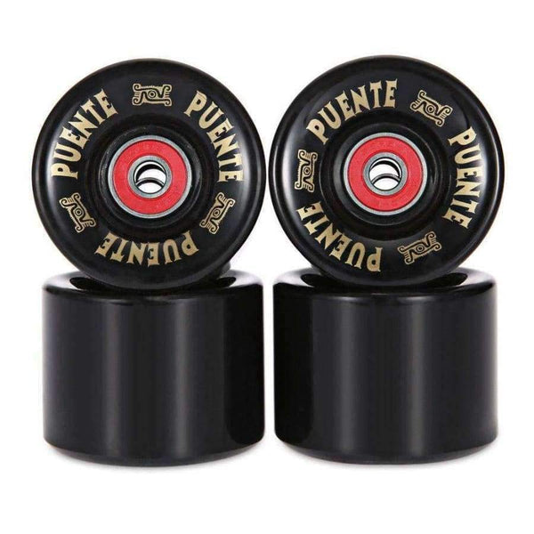 Planet Gates Black 60 X 45MM Cruiser Skateboard Wheels Longboard Wheel Skate Roller Durable PU Longboard Skate Board Wheels With ABEC - 9 Bearing