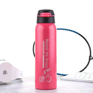 Planet Gates Black 600ML Outdoor Sports Water Bottle Cycling Camping Thermal Insulation Stainless Steel Bike Team Water Bottle Thermos Flasks