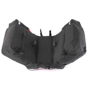 Planet Gates Black 60L MTB Bicycle Bag Back Seat Double Side Bags with Rain Cover Light Reflective Tape Bike Bag Cycling Bag