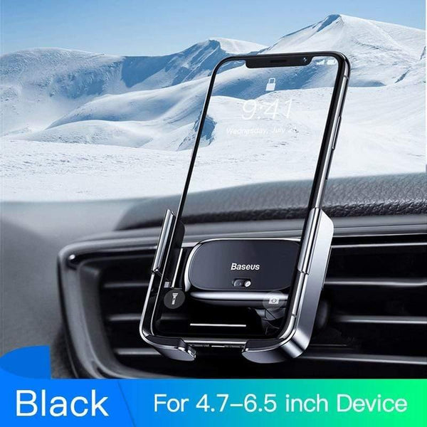 Baseus Electric Car Phone Holder For iPhone 11 Samsung Air Vent Mount Intelligent Touch Sensor Mobile Phone Holder Stand