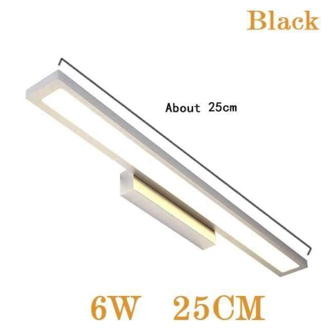 Planet Gates White 6W 25CM / Cold White Modern LED Mirror Light8W 40CM 12W 55CM Wall Lamp Mounted Indoor Lighting Fixture  Waterproof 220V Stainless Steel Bathroom