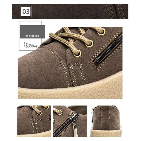 Planet Gates Black / 7.5 MEIGOUMEIGOU New Autumn Shallow Men Vulcanize Shoes Height Increasing Zipper & Lace-up Men Casual Shoes Slip Resistant Men Shoes