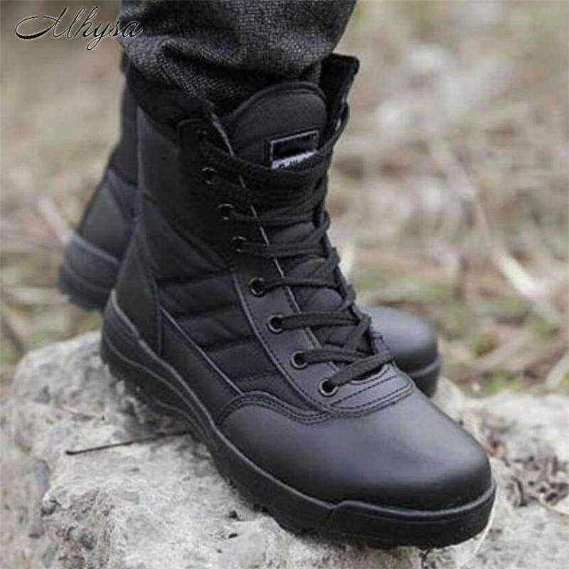 Planet Gates Black / 7.5 Mhysa 2018 Men Desert Tactical Military Boots Mens Work Safty Shoes SWAT Army Boot  Zapatos Ankle Lace-up Combat Boots S831