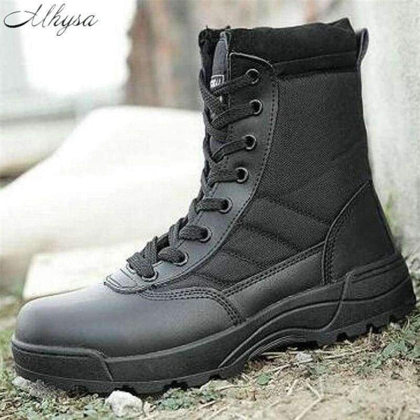 Planet Gates Black / 7.5 Mhysa 2018 Men Desert Tactical Military Boots Mens Work Safty Shoes SWAT Army Boot  Zapatos Ankle Lace-up Combat Boots S831