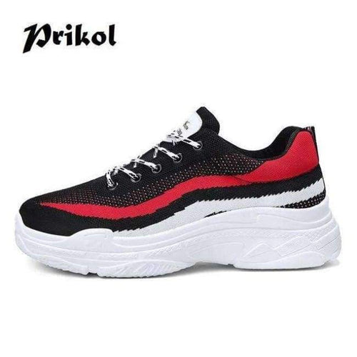 Planet Gates Black / 7 Cool Men Sport Shoes Breathable Hombre Tennis Footwear Zapato Mesh Knitted Lace Up Men Sneaker Shoes