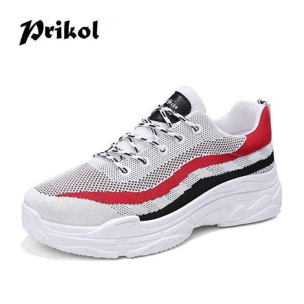 Planet Gates Black / 7 Cool Men Sport Shoes Breathable Hombre Tennis Footwear Zapato Mesh Knitted Lace Up Men Sneaker Shoes