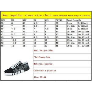 Planet Gates Black / 7 HAIYUELI Men's casual flat canvas shoes fashion lace up round toe board shoes black white blue Men Vulcanize Shoes print