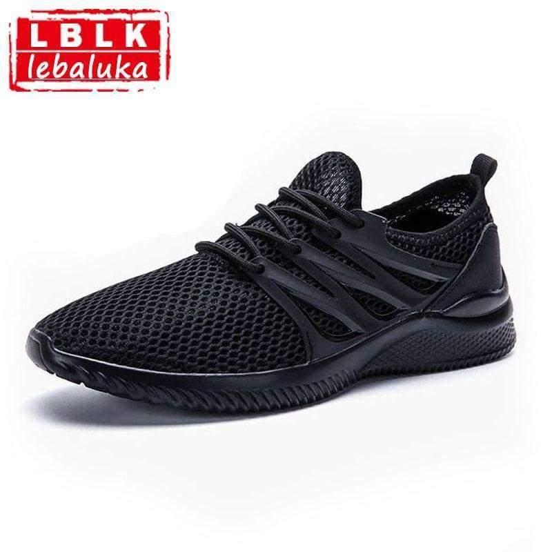 Planet Gates Black / 7 LebaLuka Classics Men Vulcanized Shoes Solid Color Lace Up Soft Vulcanized Fashion Shoes Male Footwear Size 39-45