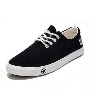 Planet Gates Black / 7 Men Vulcanize Shoes 2018 Man Flats Breathable Mens Fashion Classic Outdoor Shoes Mens Canvas Shoes For Men Zapatos De Hombre Q33