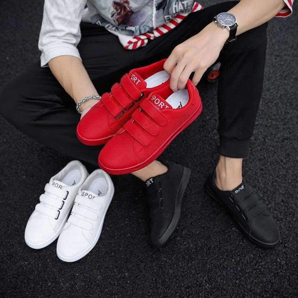 Planet Gates Black / 7 ONLYMONKEY Hook Loop Sneakers Men Fashion Design Breathable Men Casual Shoes High Quality Men Vulcanize Shoes Durable Men Shoes