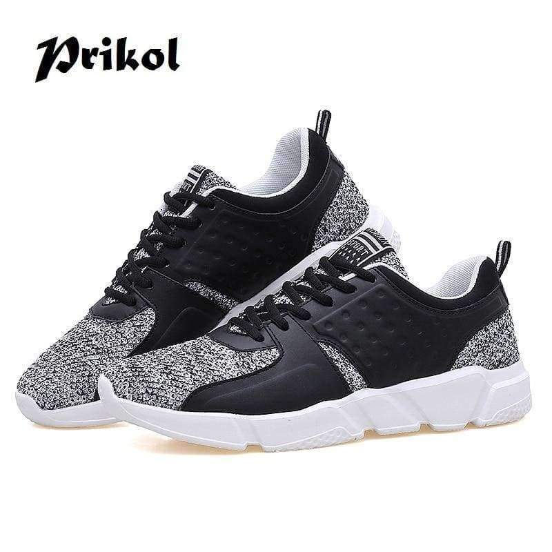 Planet Gates Black / 7 Trendy Luxury Brand Men Sport Shoes Spring Summer Breathable Mesh Knitted Men Shoes Hombre Tennis Footwear Zapato