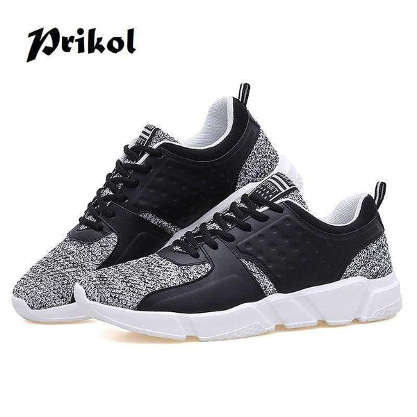 Planet Gates Black / 7 Trendy Luxury Brand Men Sport Shoes Spring Summer Breathable Mesh Knitted Men Shoes Hombre Tennis Footwear Zapato