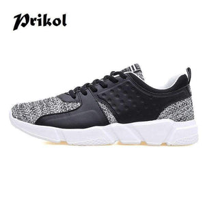 Planet Gates Black / 7 Trendy Luxury Brand Men Sport Shoes Spring Summer Breathable Mesh Knitted Men Shoes Hombre Tennis Footwear Zapato