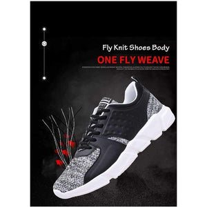 Planet Gates Black / 7 Trendy Luxury Brand Men Sport Shoes Spring Summer Breathable Mesh Knitted Men Shoes Hombre Tennis Footwear Zapato