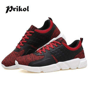 Planet Gates Black / 7 Trendy Luxury Brand Men Sport Shoes Spring Summer Breathable Mesh Knitted Men Shoes Hombre Tennis Footwear Zapato