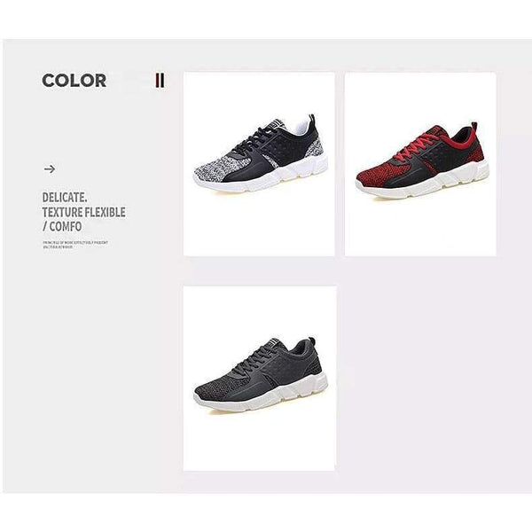 Planet Gates Black / 7 Trendy Luxury Brand Men Sport Shoes Spring Summer Breathable Mesh Knitted Men Shoes Hombre Tennis Footwear Zapato