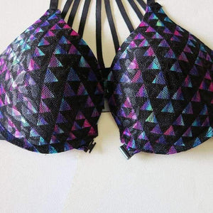 Women fitness workout sexy underwear lounge underwear women bra set patchwork sexy bra vs pink black blue lingerie