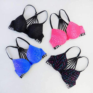 Planet Gates Black / 70A Women fitness workout sexy underwear lounge underwear women bra set patchwork sexy bra vs pink black blue lingerie