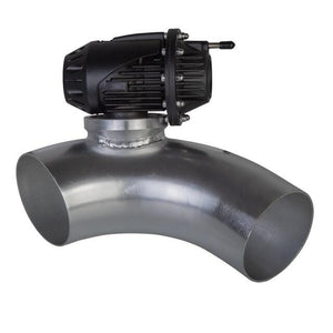 Planet Gates black 75mm 90 Degree Flange Pipe+ Adjustable SSQV SQV 4 dump Blow Off Valve BOV II 2 Black / Silver