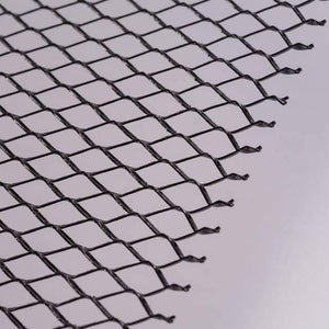 Planet Gates Black 8mmx16mm DIY Racing Grills Universal Fit for Car Cuttable Front Bumper Honey Comb Mesh 100cmx33cm