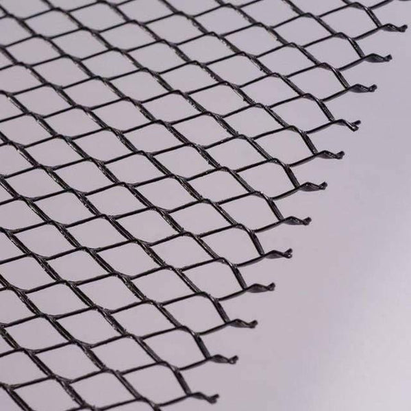 Planet Gates Black 8mmx16mm DIY Racing Grills Universal Fit for Car Cuttable Front Bumper Honey Comb Mesh 100cmx33cm