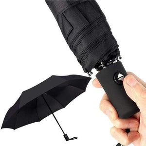Planet Gates black 8ribs / China Ultralight Umbrella Rain Women Automatic Folding Men Umbrellas Lady Folding Since The Open Close Paraguas 8k 10k